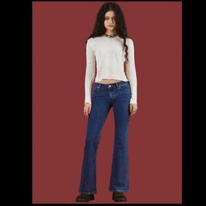 Unif Women's Navy and Black Jeans